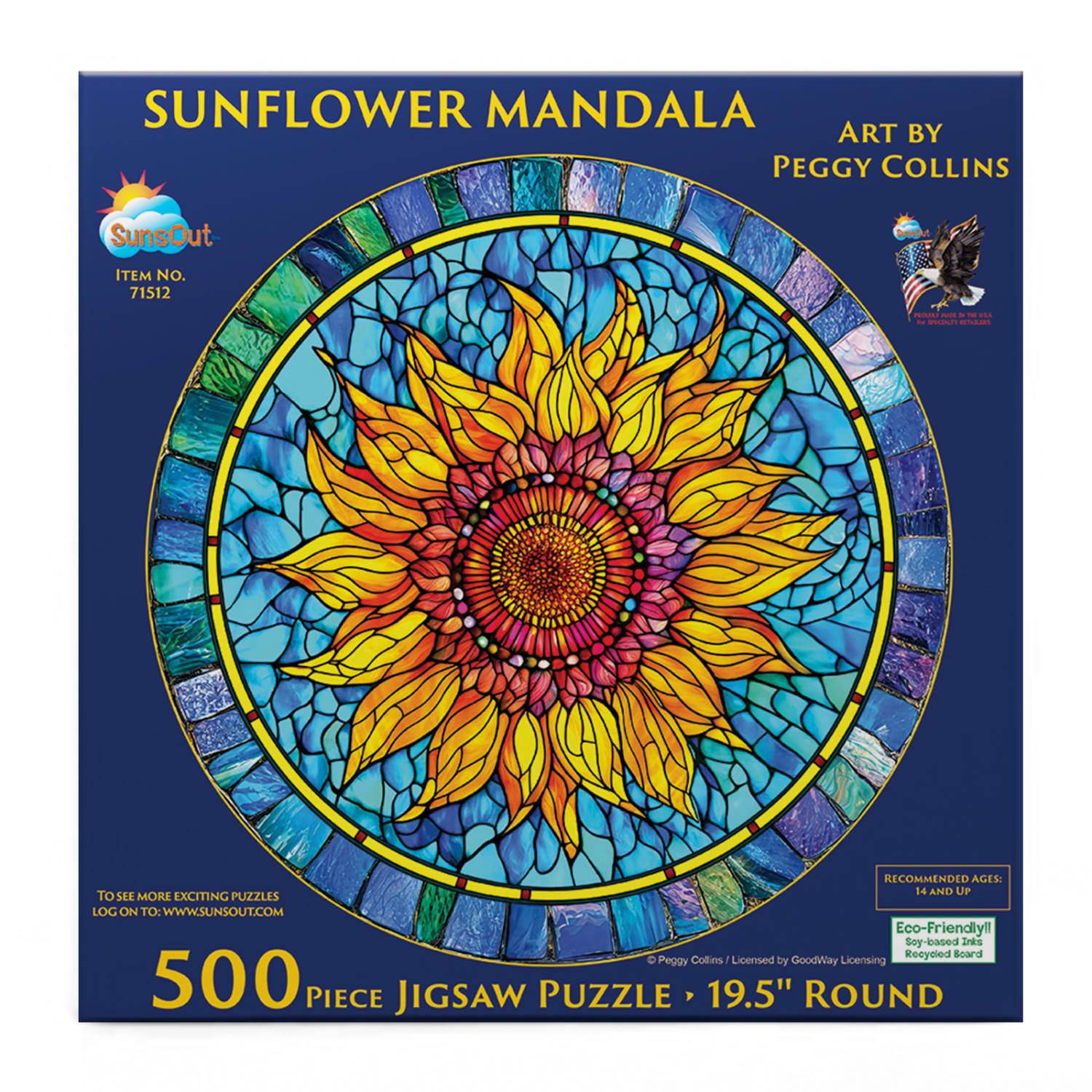 Sunflower Mandala Flower & Garden