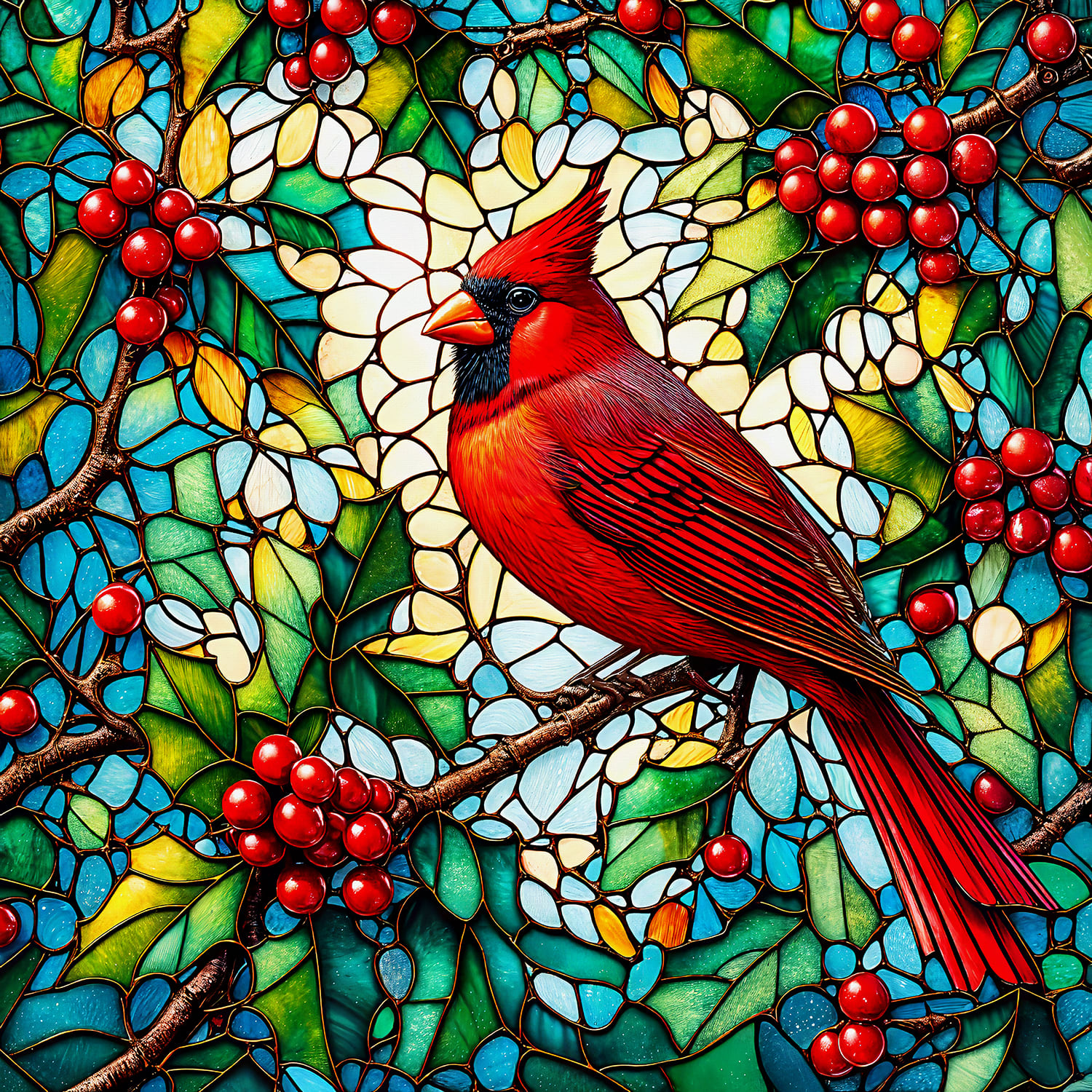 Cardinal and Holly