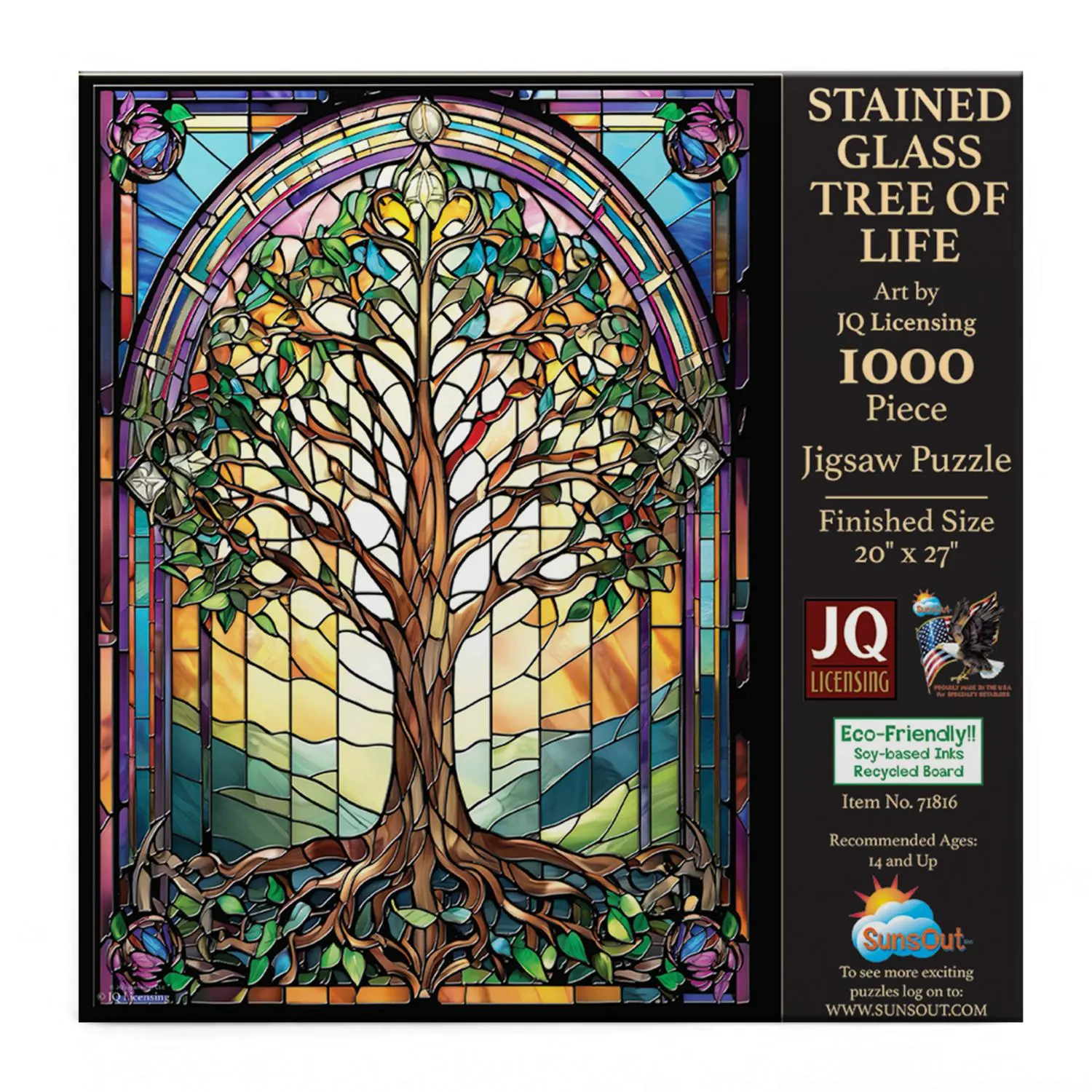 Stained Glass Tree of Life