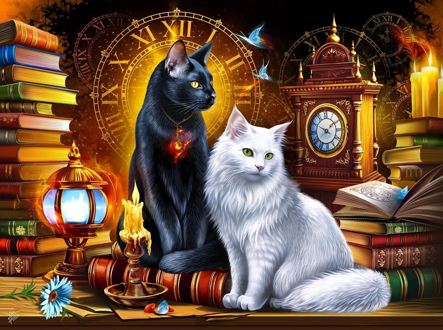 Cats and Clocks Cats
