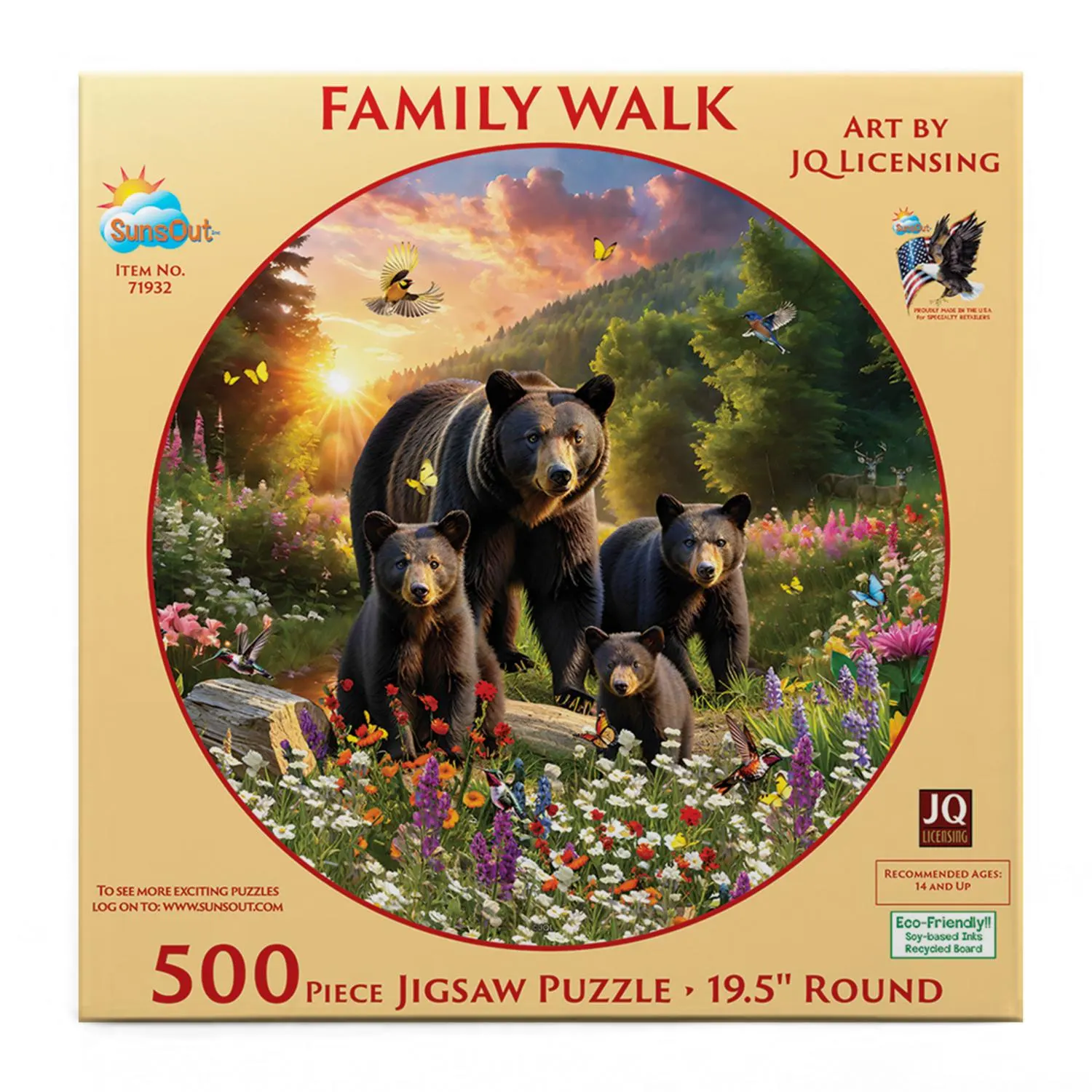 Family Walk Bear
