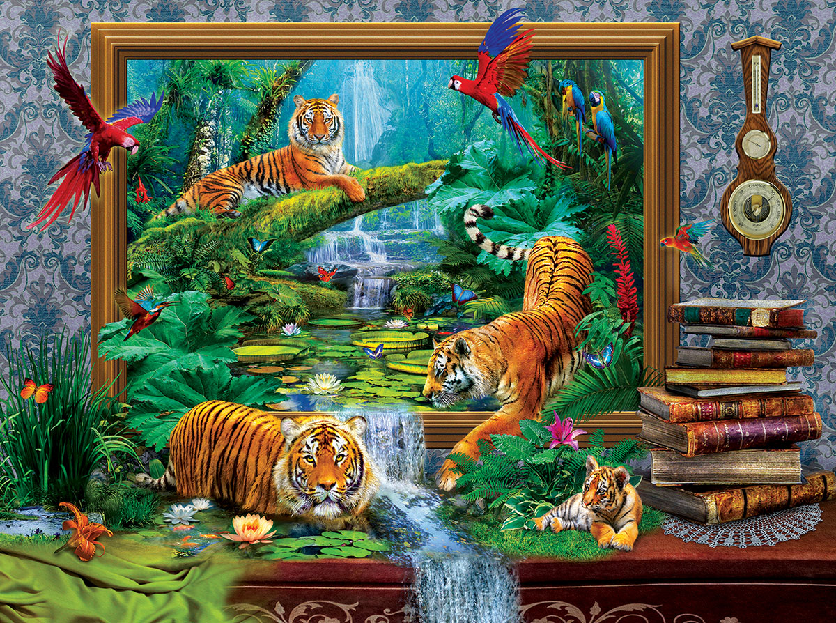 Out of the Jungle Jungle Animals Jigsaw Puzzle