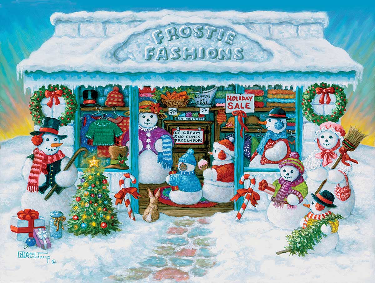 Frostie Fashions Winter Jigsaw Puzzle