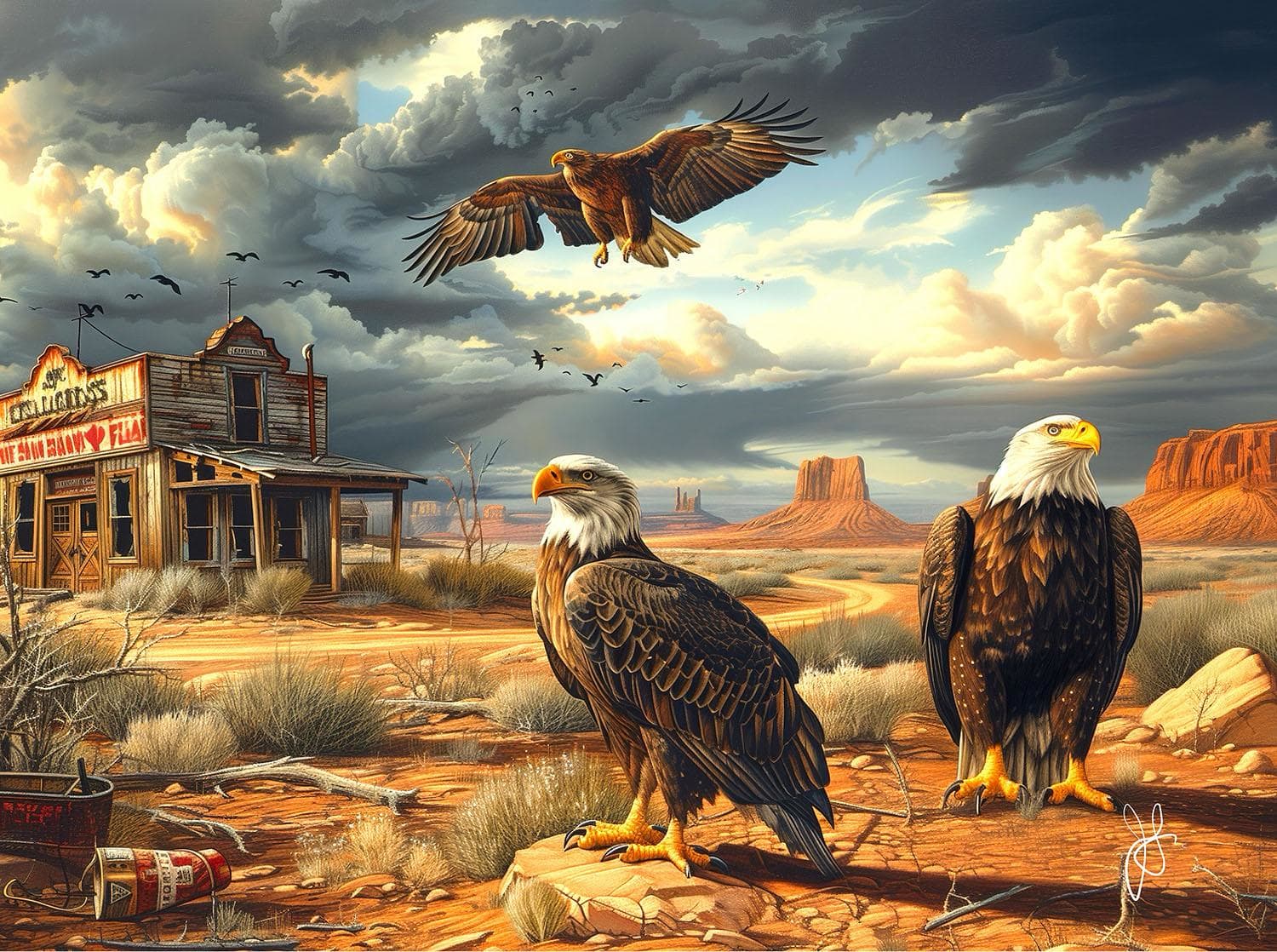 Watchers of the Desert Birds