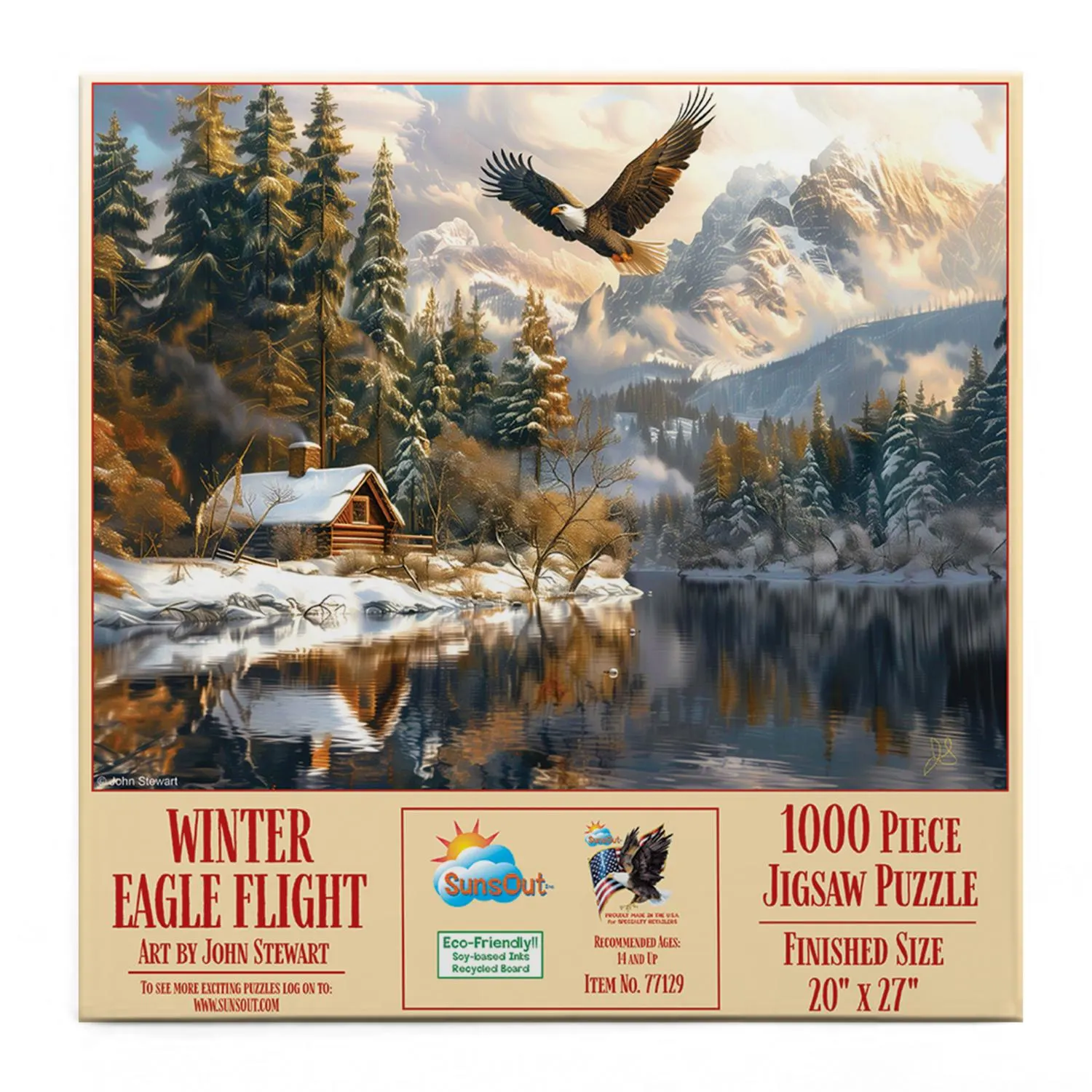 Winter Eagle Flight