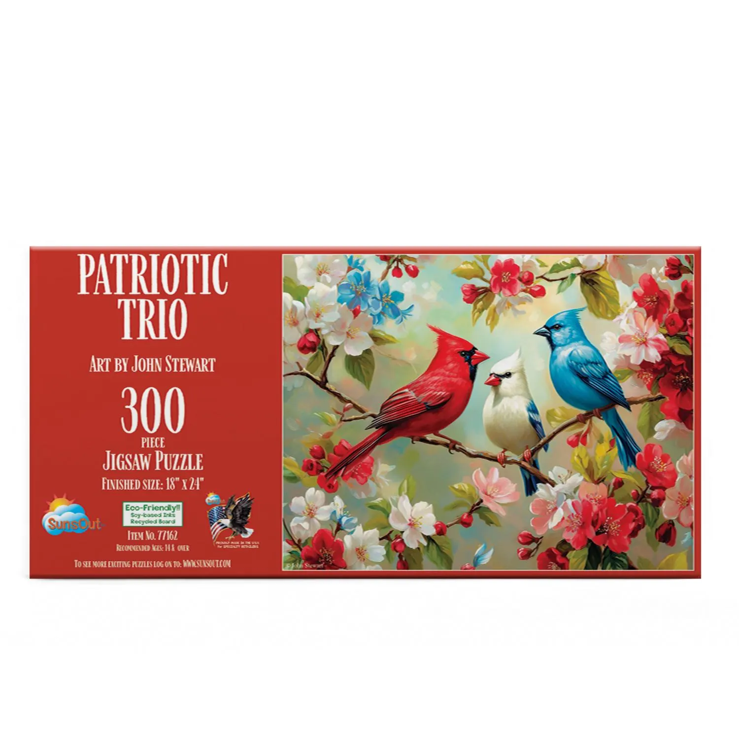 Patriotic Trio Birds