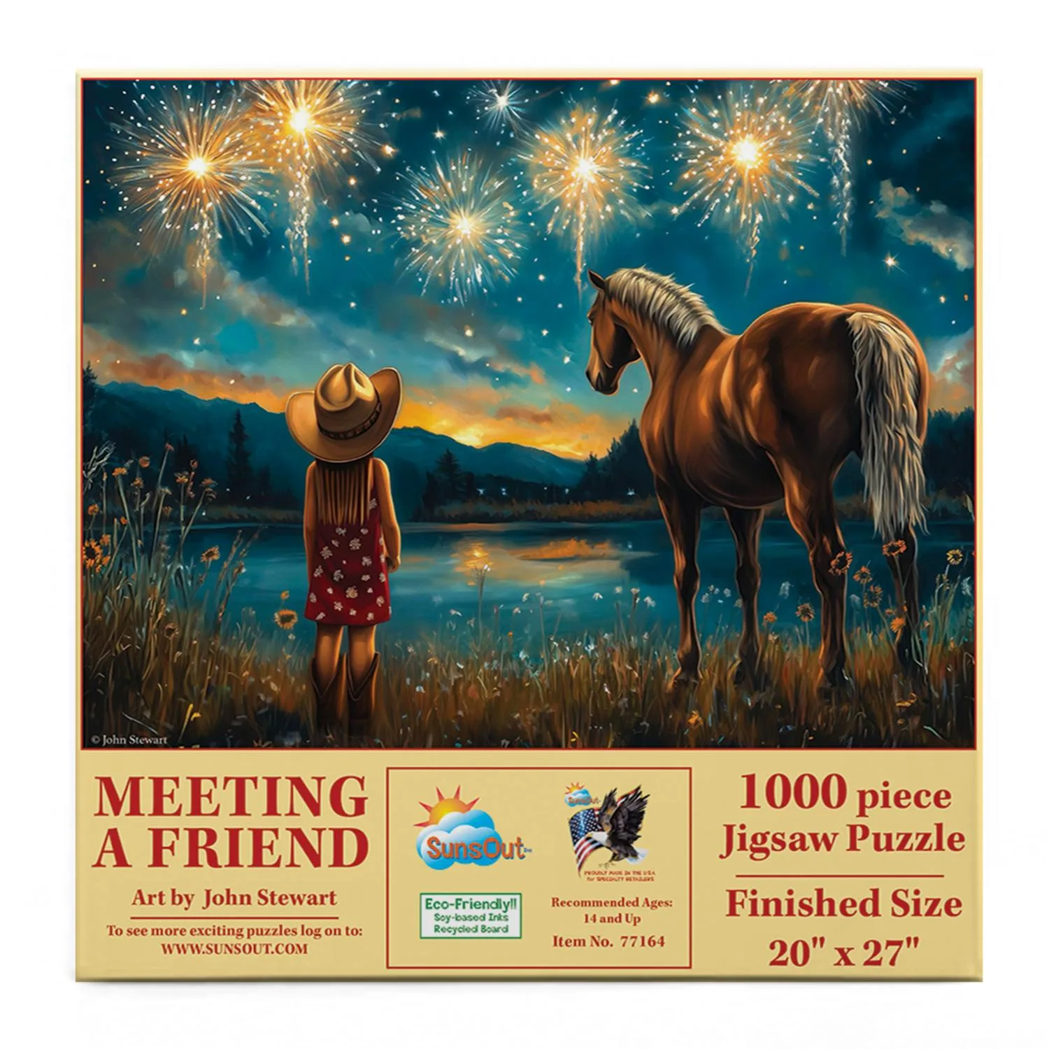 Meeting a Friend Fourth of July