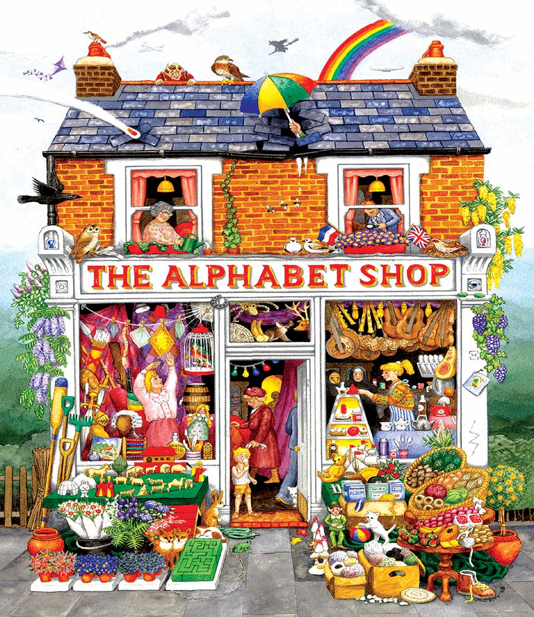 Alphabet House Shopping Jigsaw Puzzle