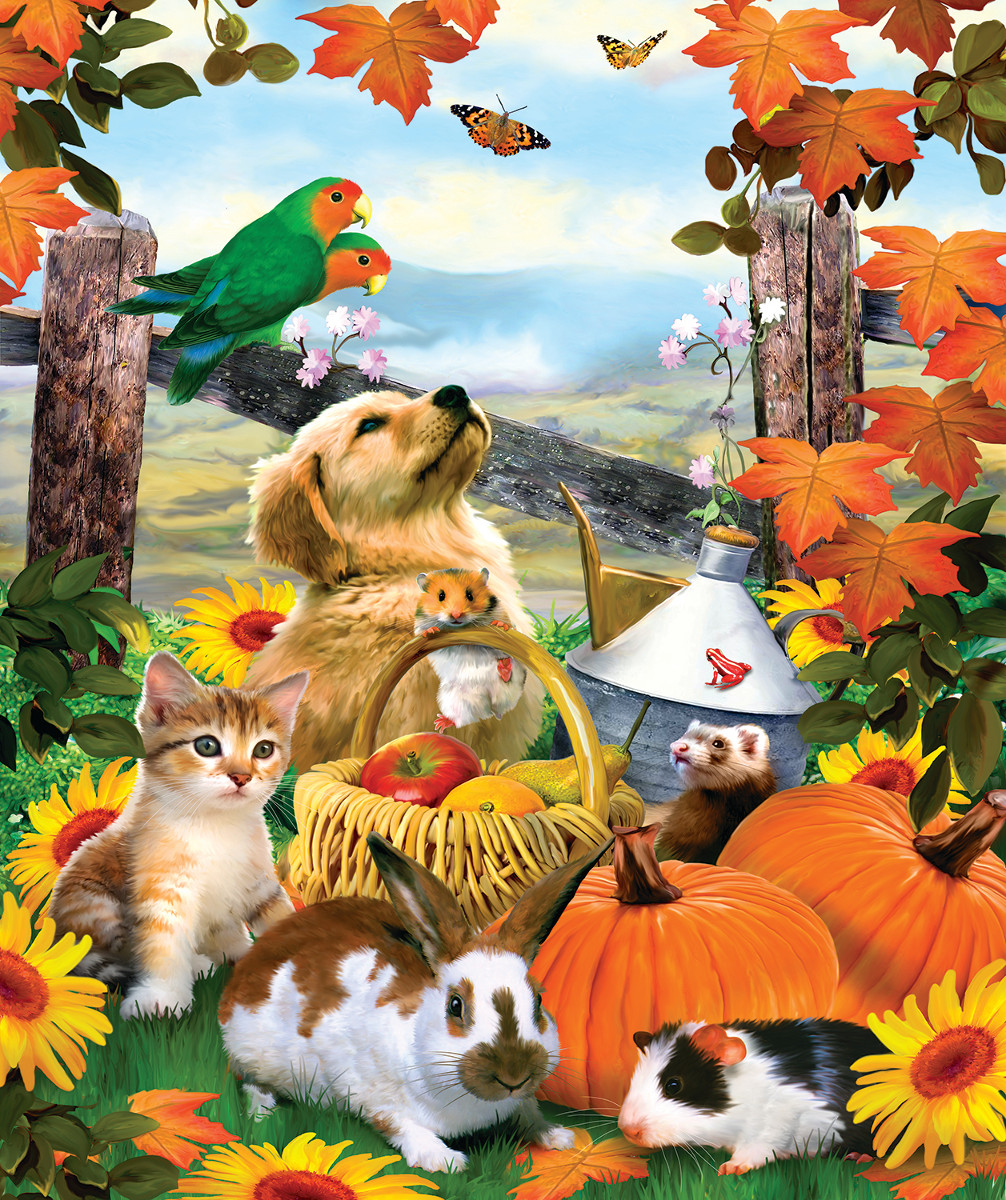 Harvest Moments Animals Jigsaw Puzzle