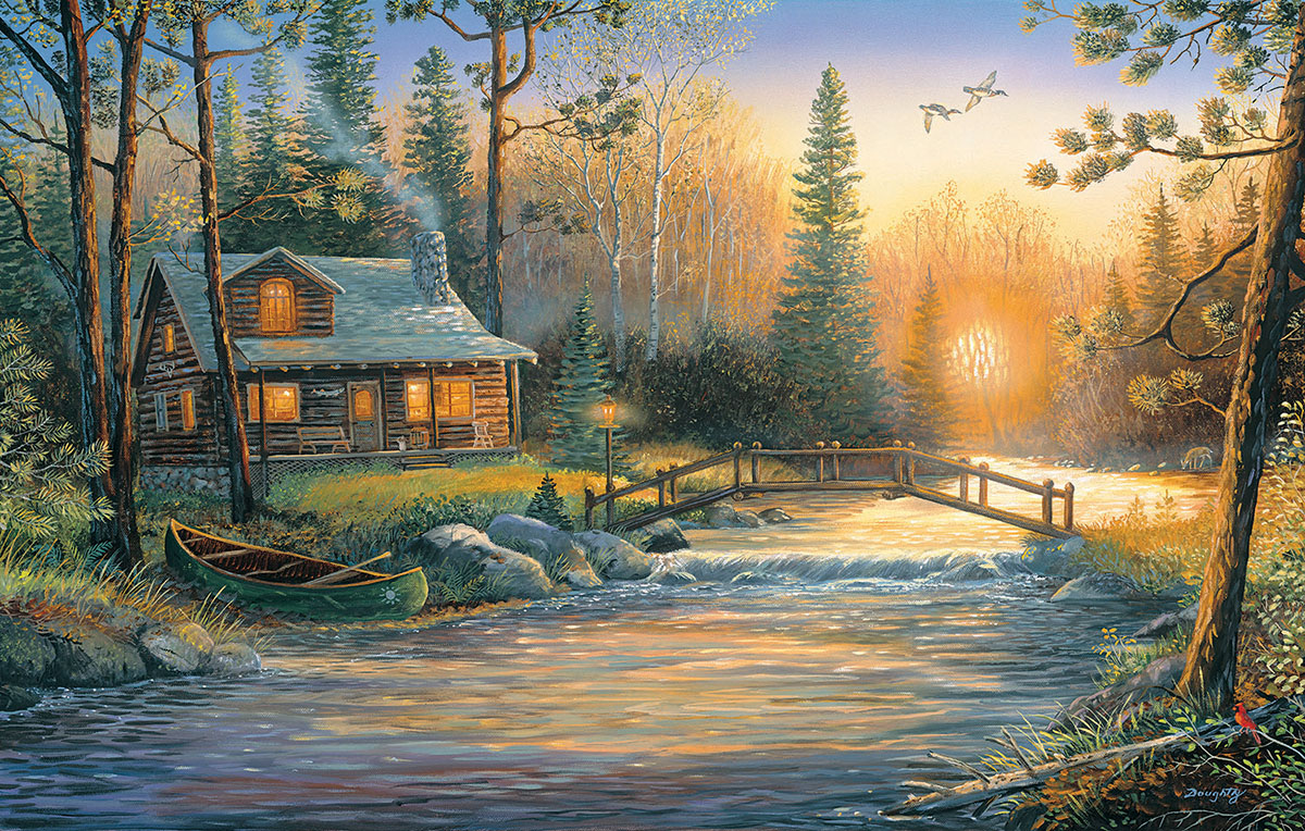 Mystic Hour Winter Jigsaw Puzzle