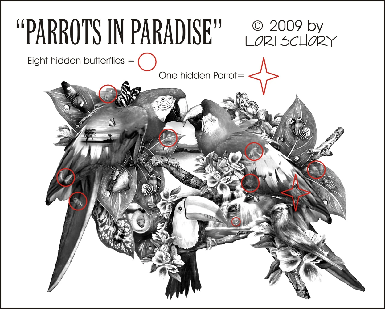 Parrots in Paradise