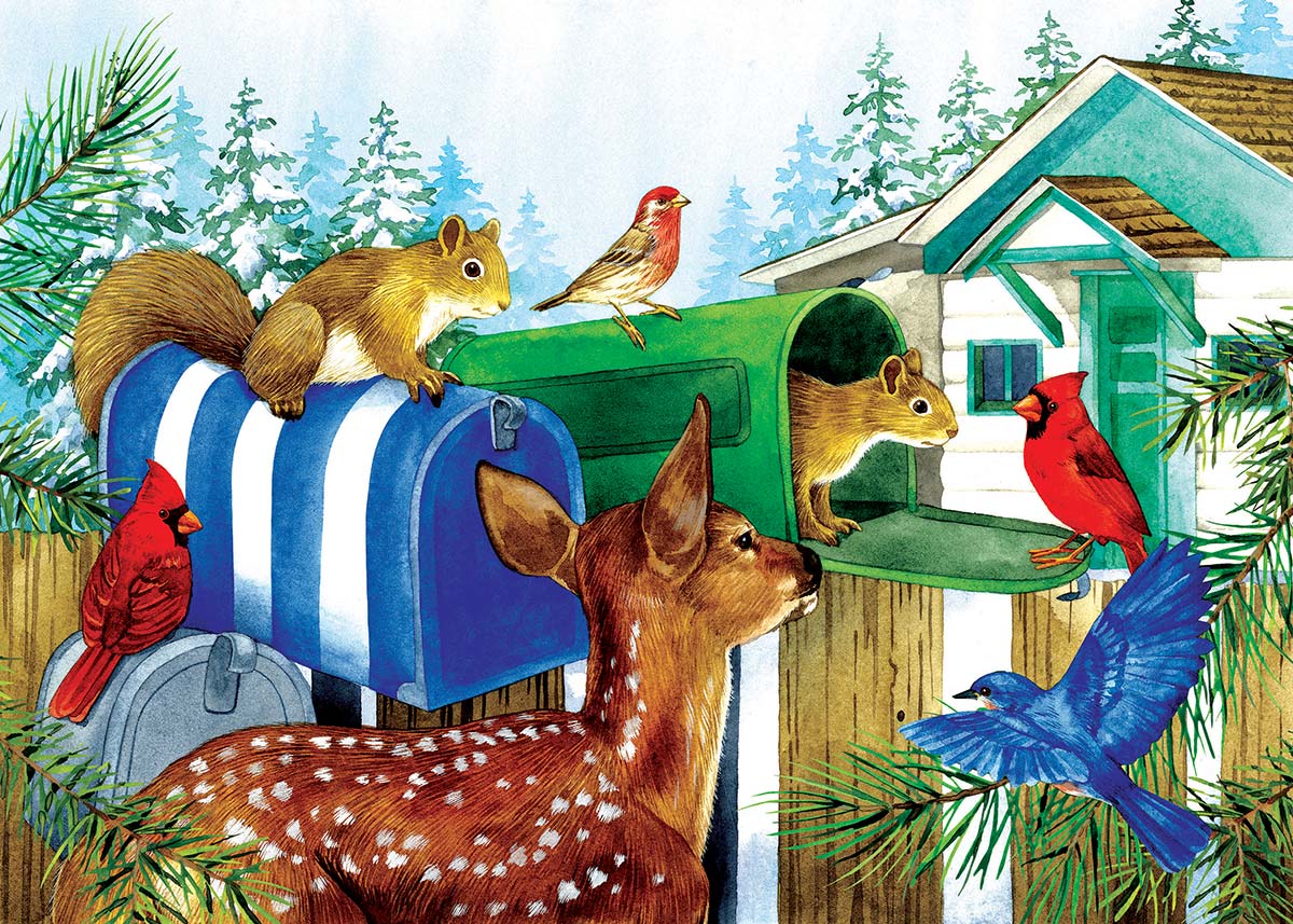 Mailboxes Animals Jigsaw Puzzle