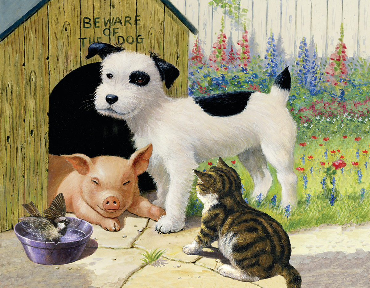 Unlikely Friends Animals Jigsaw Puzzle