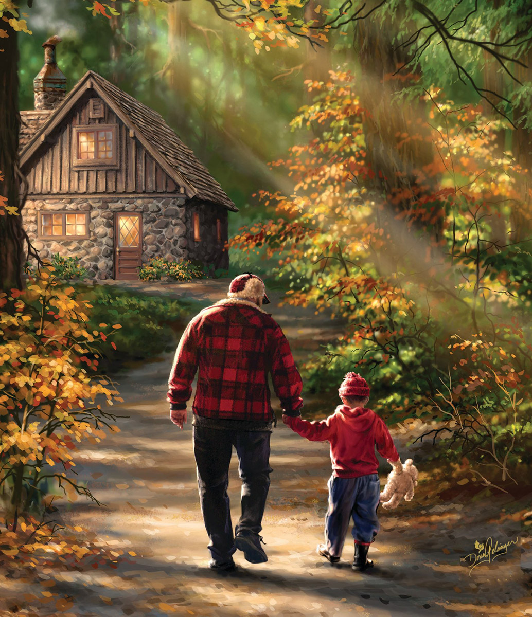 Path to the Cabin Father's Day Jigsaw Puzzle