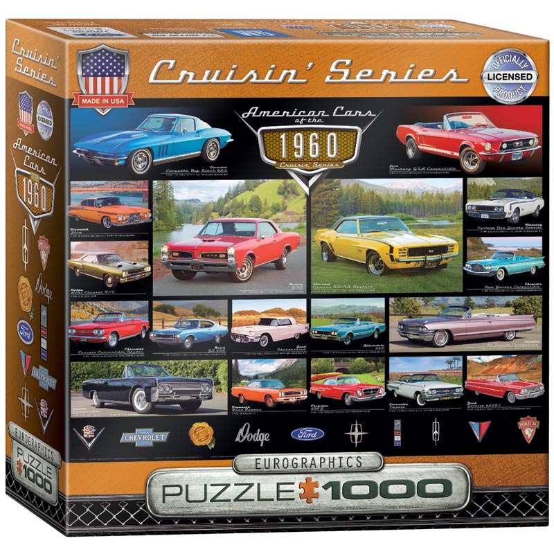 1960s Cruisin' Classics Car Jigsaw Puzzle