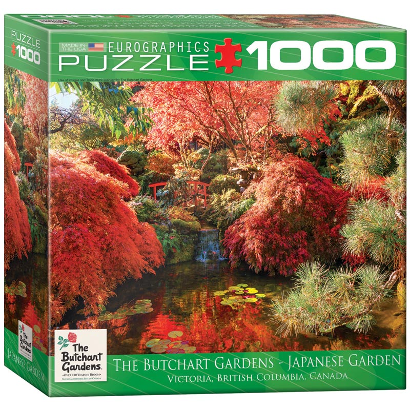 Japanese Garden (Butchart Gardens) Travel Jigsaw Puzzle