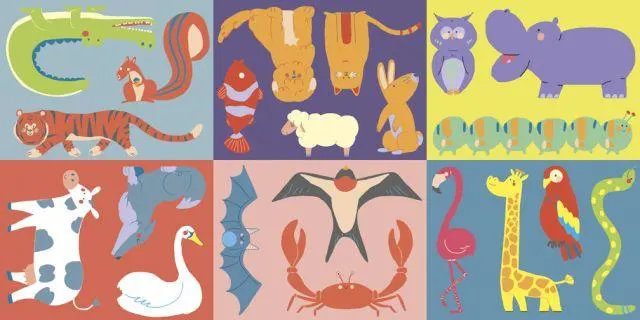 Shape Cubes- Animals