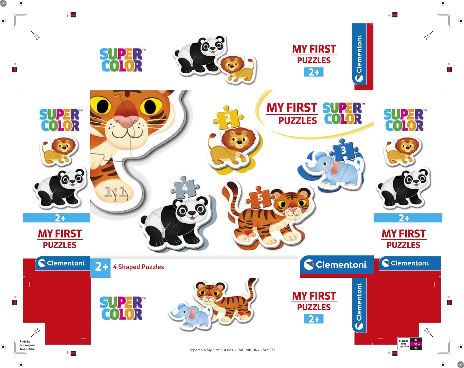 Pzl 2-3-4-5 My First Pzl Wild Animals