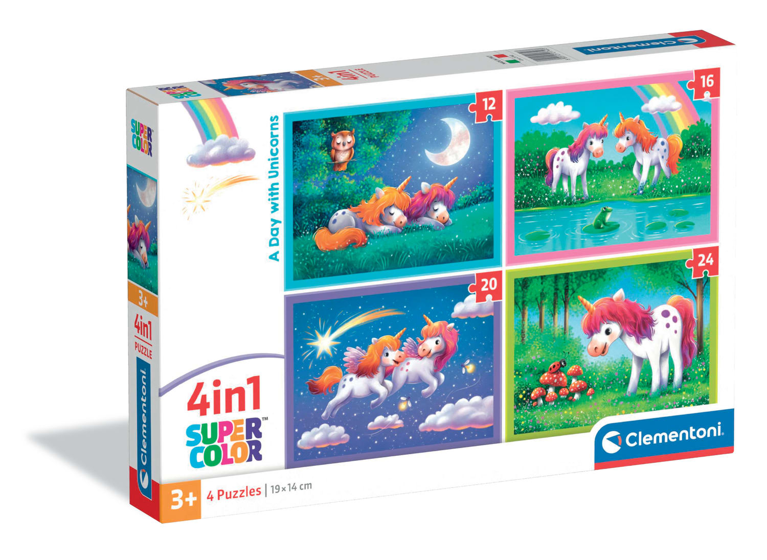 Pzl 4In1 A Day With Unicorns Unicorn