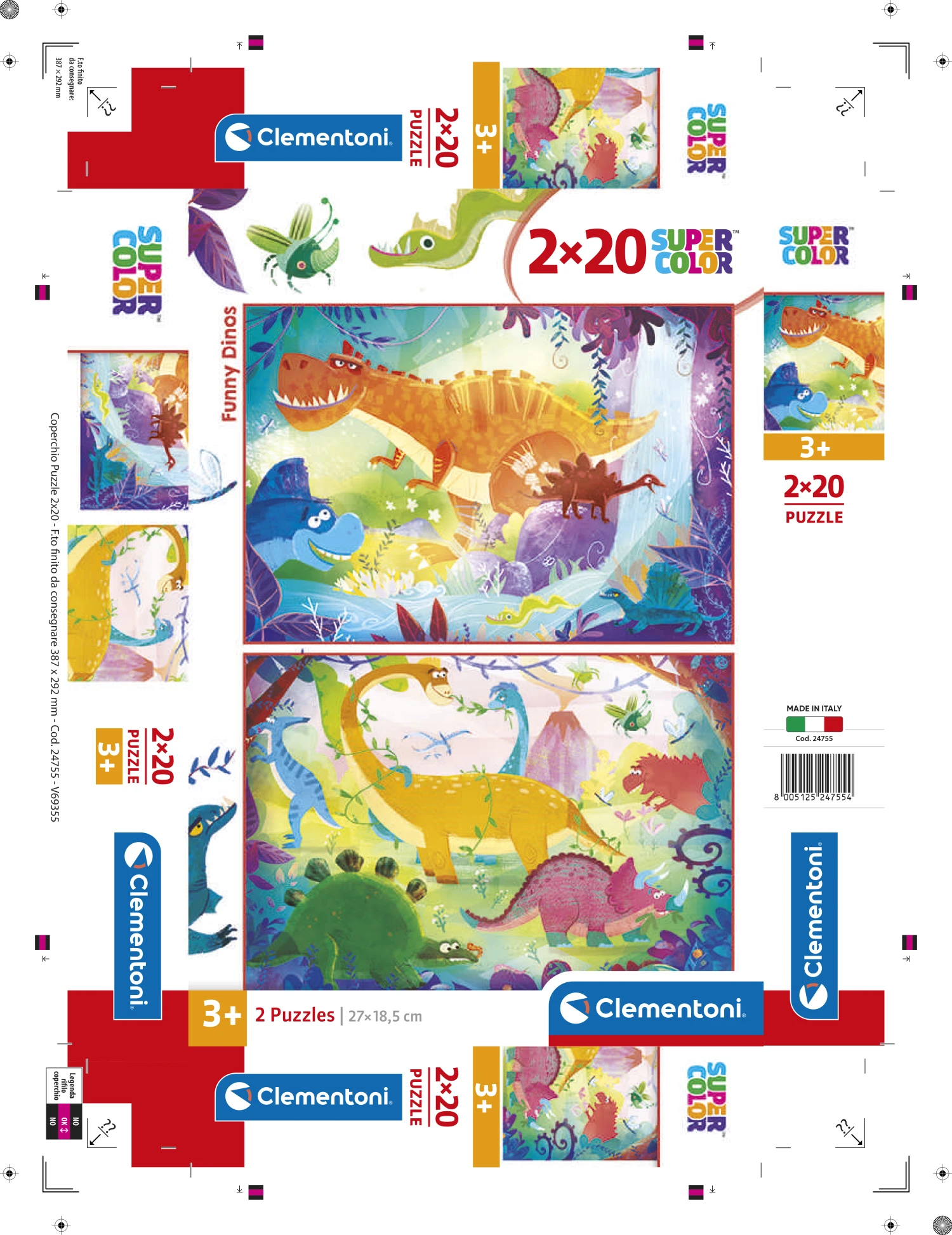 SuperColor Puzzle Dinosaurs