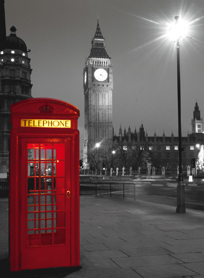 London Phone Box Landmarks & Monuments Jigsaw Puzzle