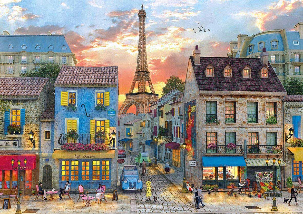 Streets of Paris Paris & France Jigsaw Puzzle