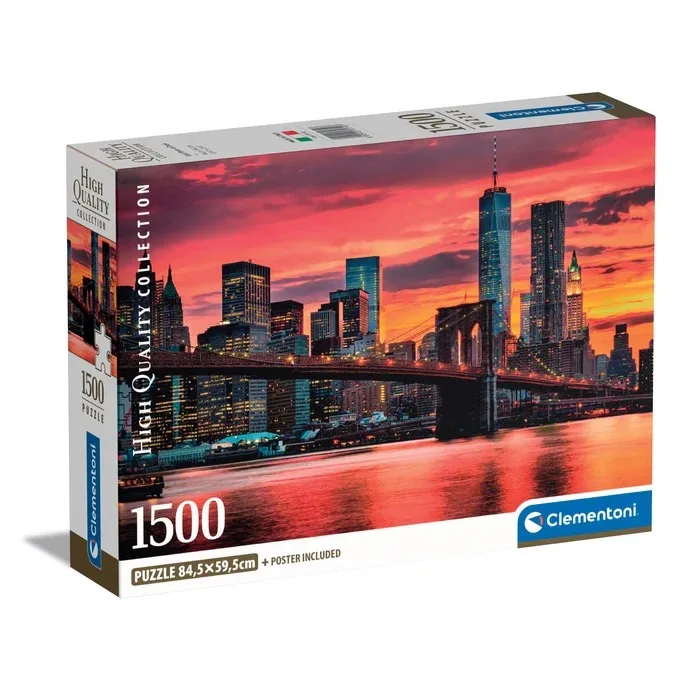 East River At Dusk - Compact Box Skyline