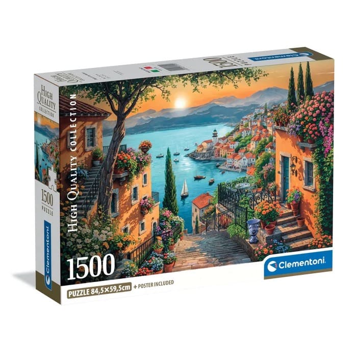 Steps To The Harbor - Compact Box Landscape