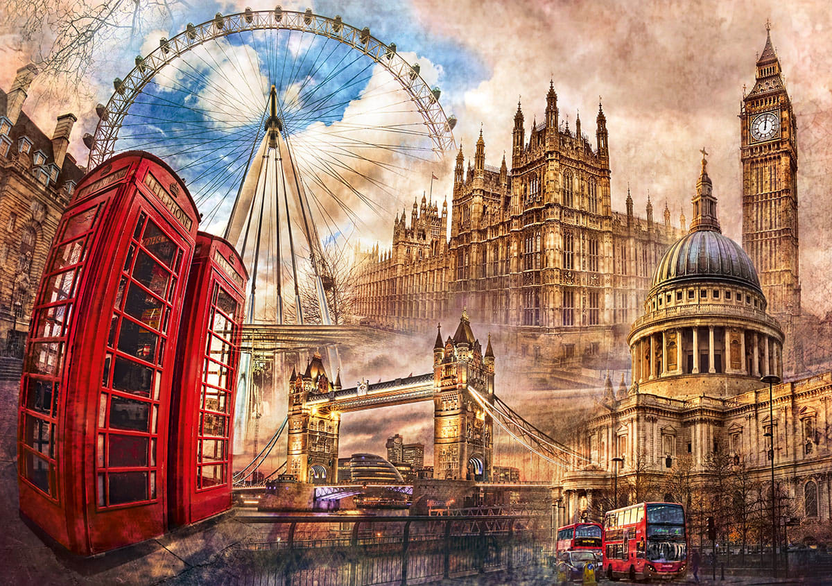 Vintage London Landmarks & Monuments