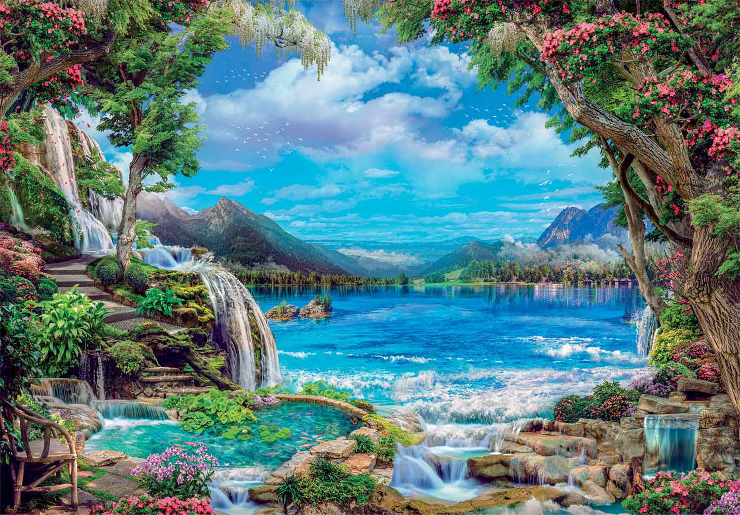 Paradise On Earth 2000 Pieces Clementoni Serious Puzzles