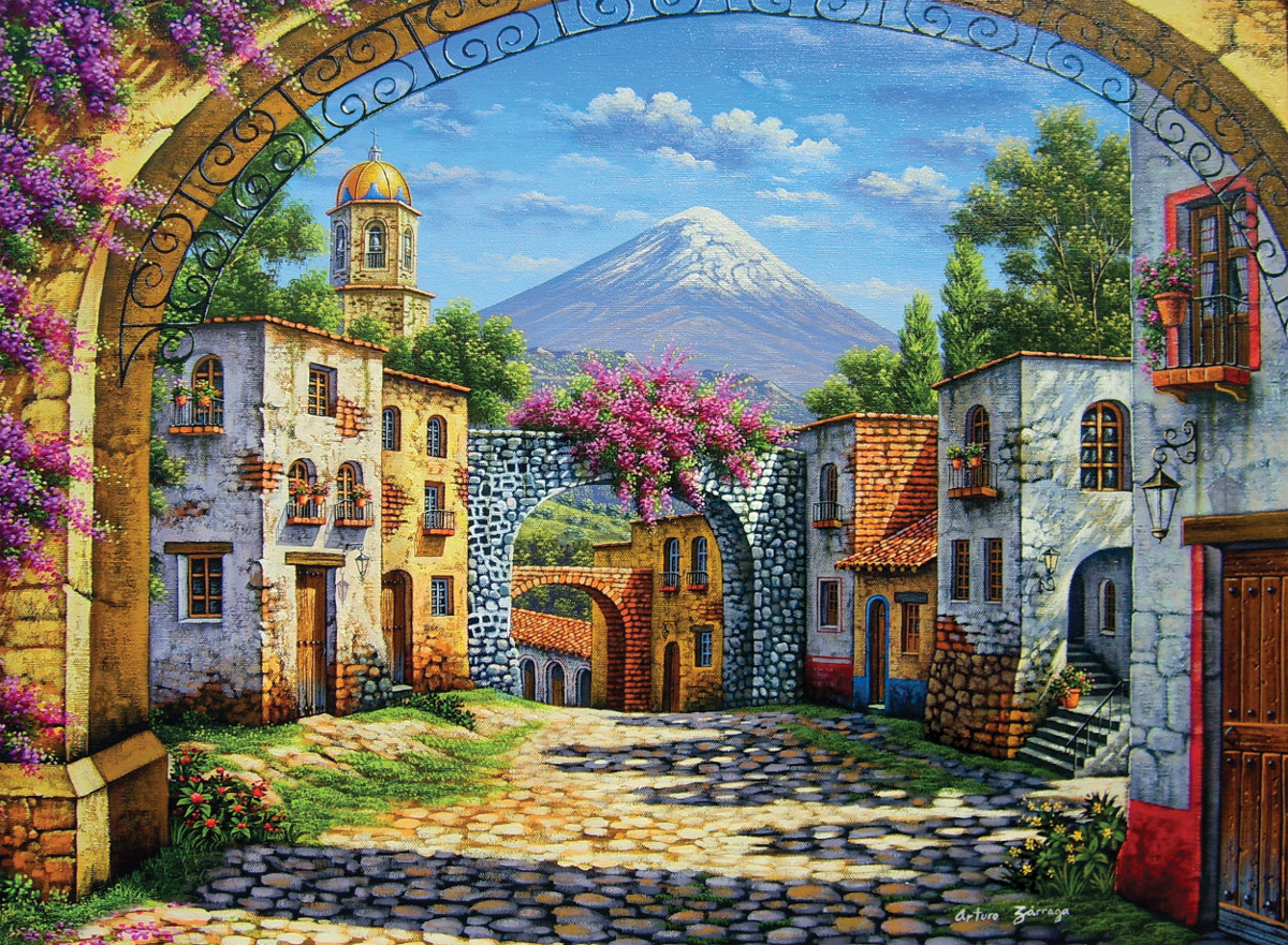 The Volcano Mountain Jigsaw Puzzle