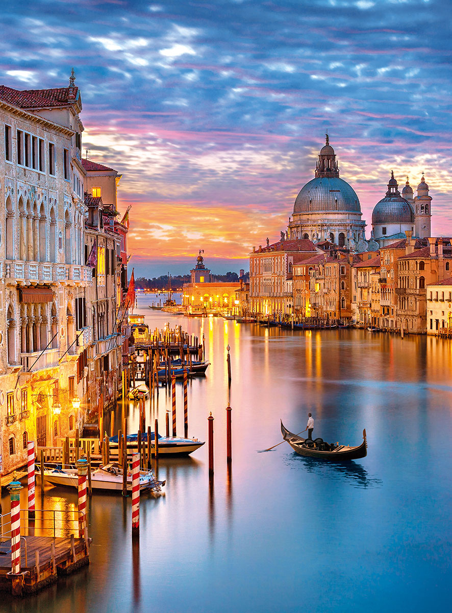 Lighting Venice Italy Jigsaw Puzzle