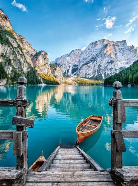 Braies Lake - Small Box Mountain