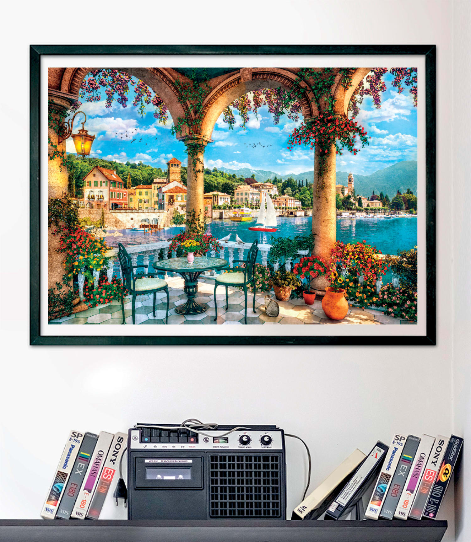 Balcony View Of Lake Como