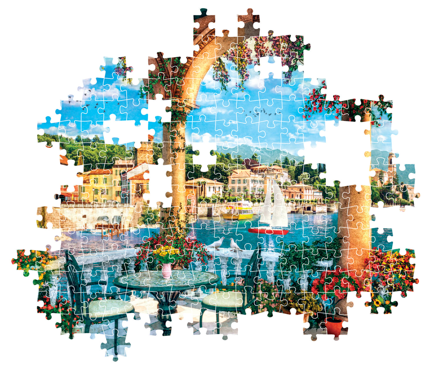 Balcony View Of Lake Como