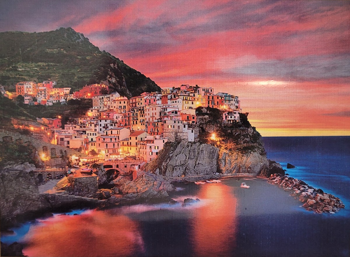 Dusk in Manarola Italy