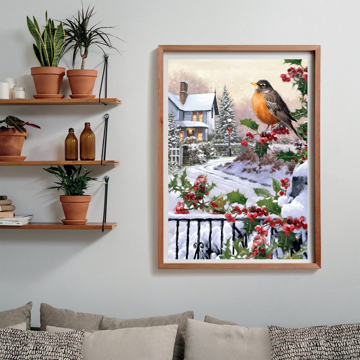 Robin And Holly Bushes