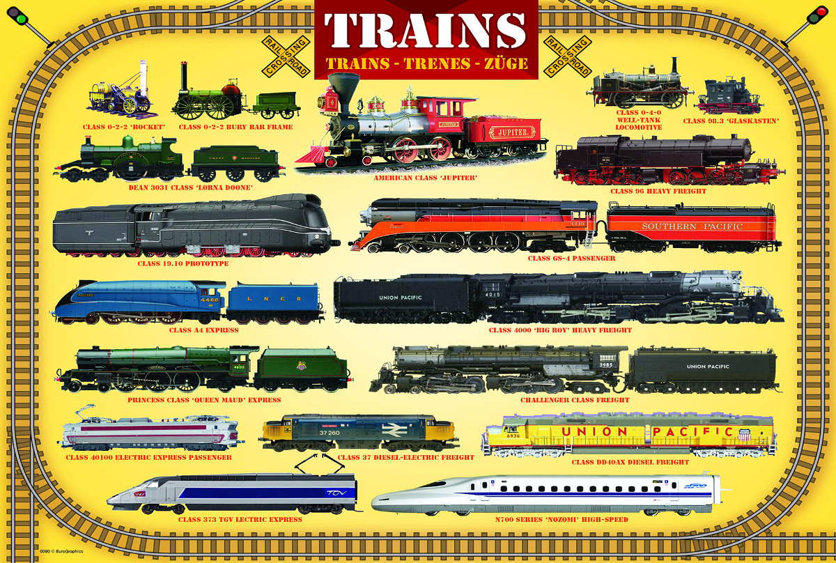 Trains Train Jigsaw Puzzle