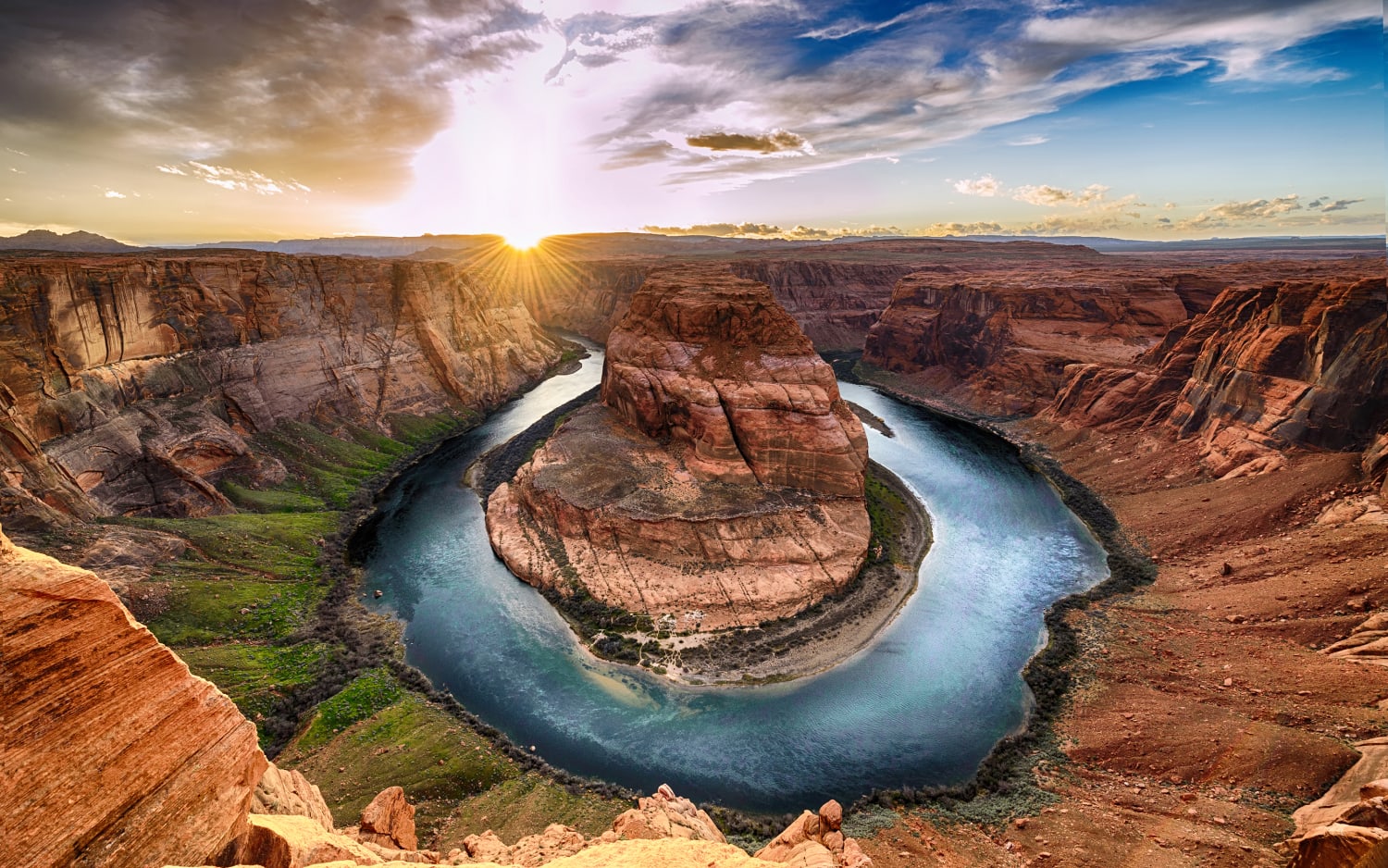 Horseshoe Bend At The Grand Canyon