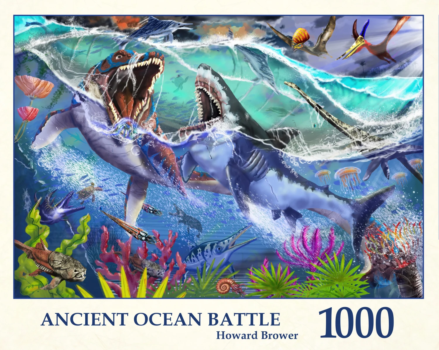 Ancient Ocean Battle Sea Life