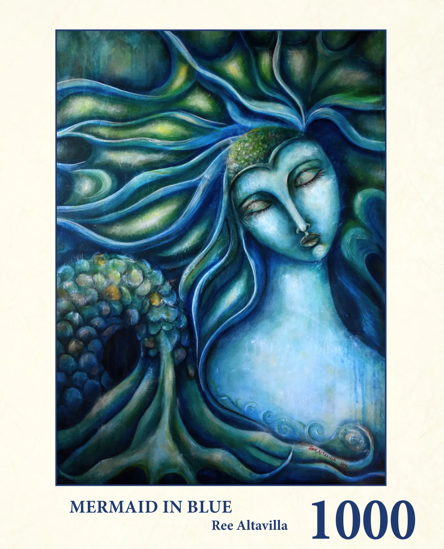 Mermaid In Blue Mermaid