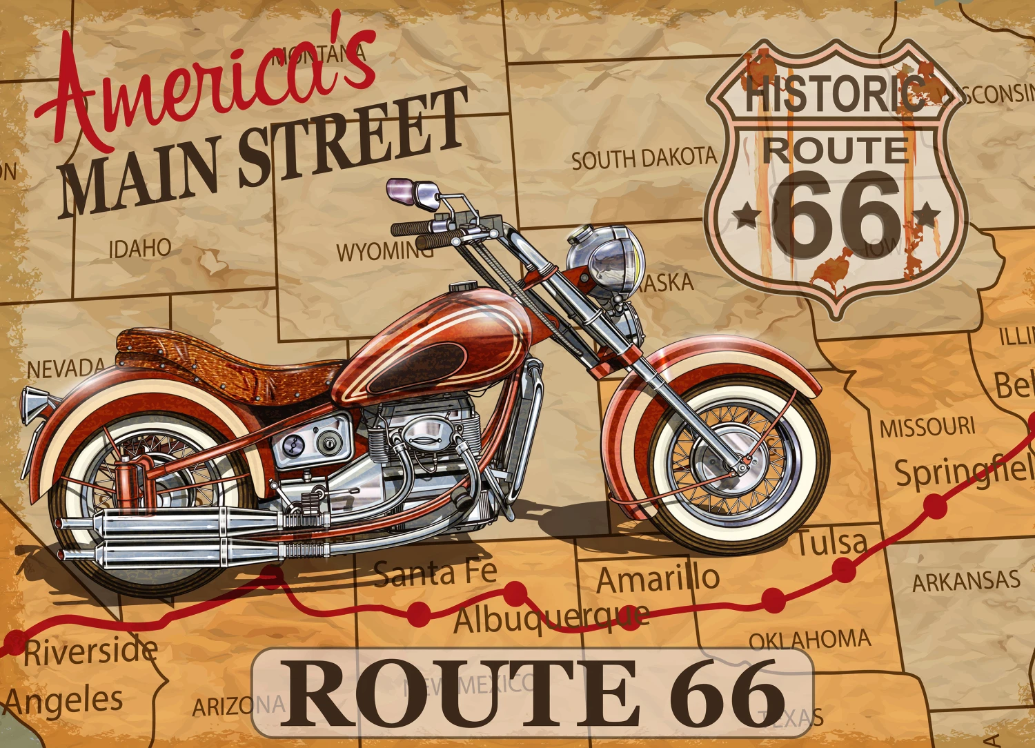 Route 66 America&rsquo;s Main Street