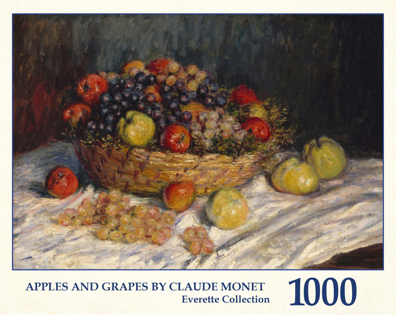 Apples and Grapes By Claude Monet