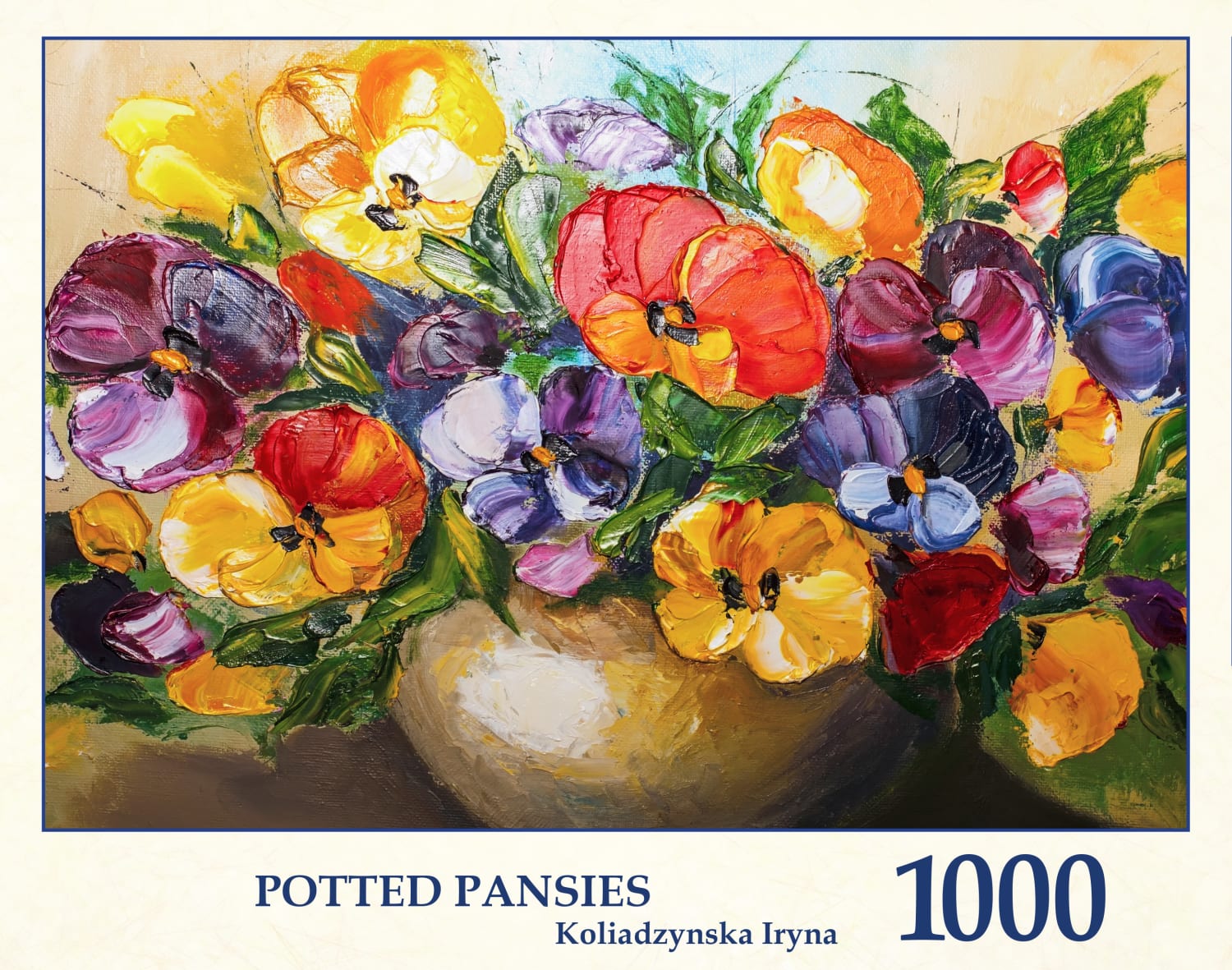 Potted Pansies Flower & Garden