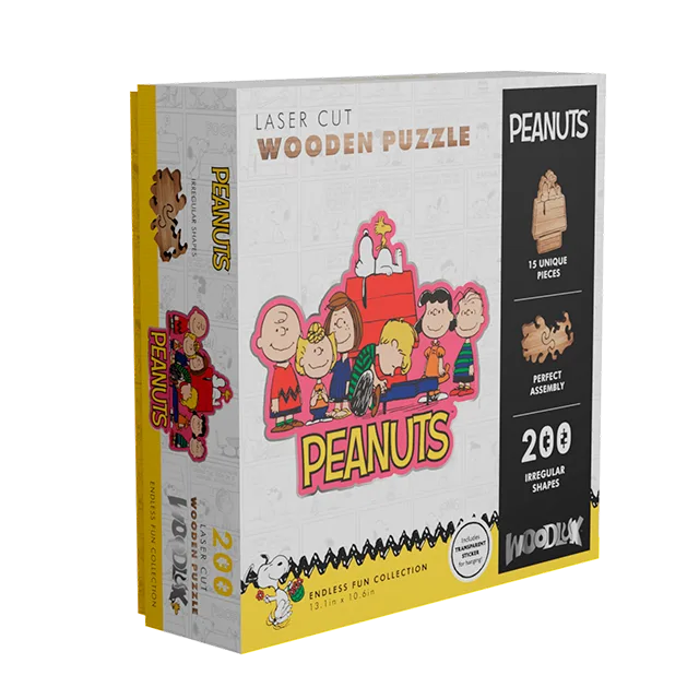 Peanuts the gang wooden puzzle 13 x 10.5" Peanuts
