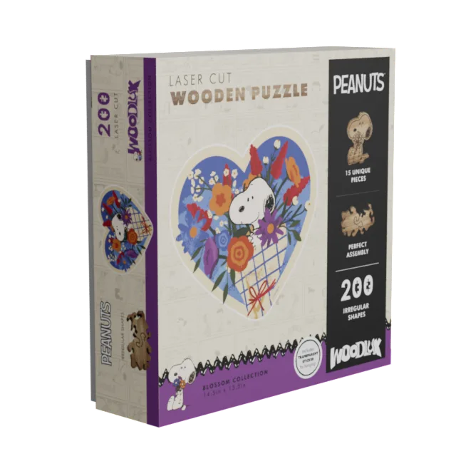 Peanuts Blossom - Wooden Puzzle 12 x 11" Peanuts