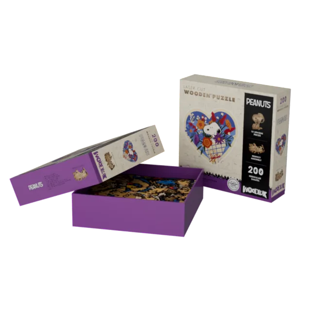 Peanuts Blossom - Wooden Puzzle 12 x 11"