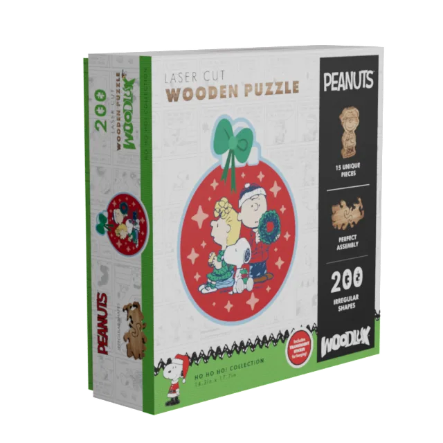 PEANUTS Classic Christmas Ornament - Wooden Puzzle Peanuts