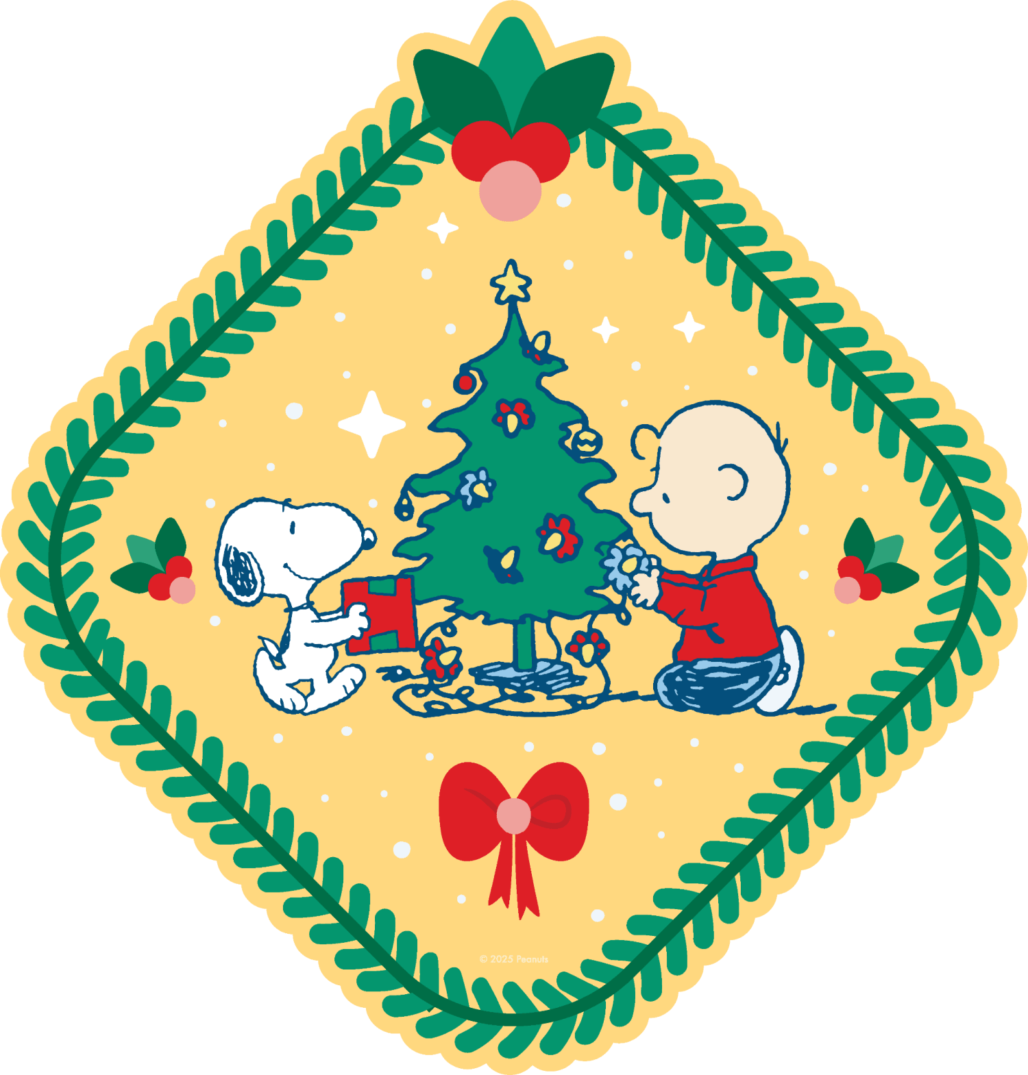 PEANUTS Merry Christmas - Wooden Puzzle Christmas