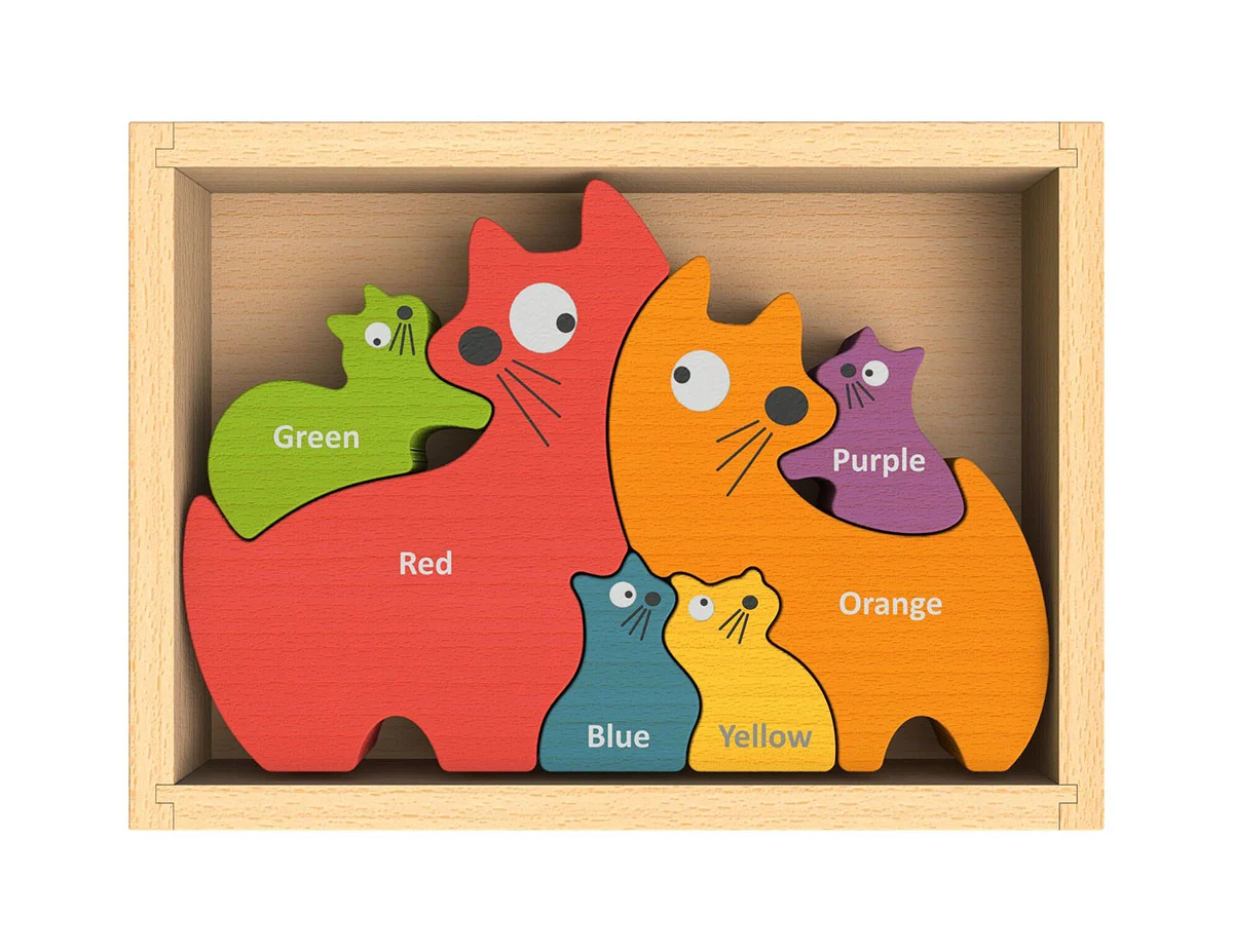 Cat Family Puzzle Cats